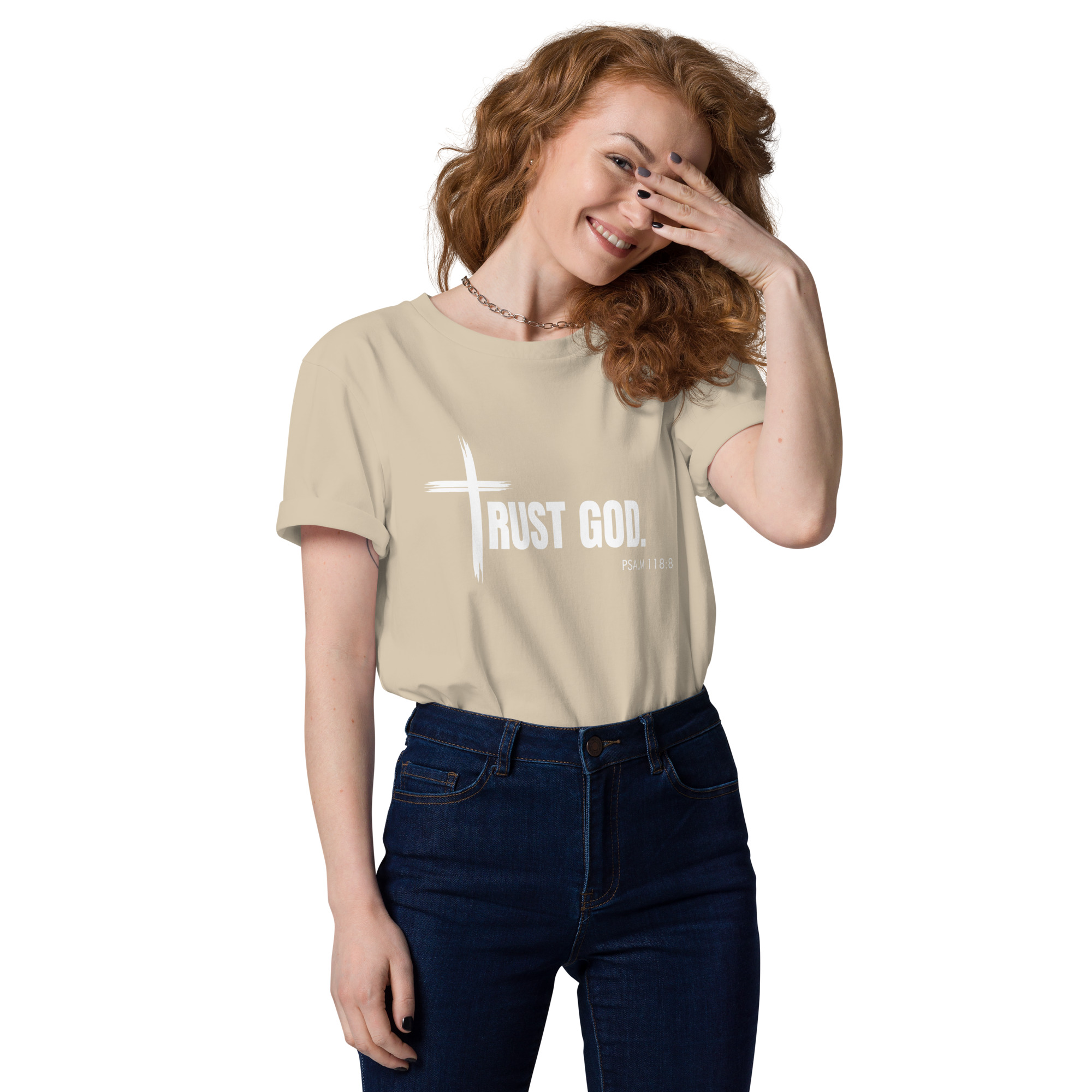 TRUST GOD Unisex organic cotton t-shirt - Image 18