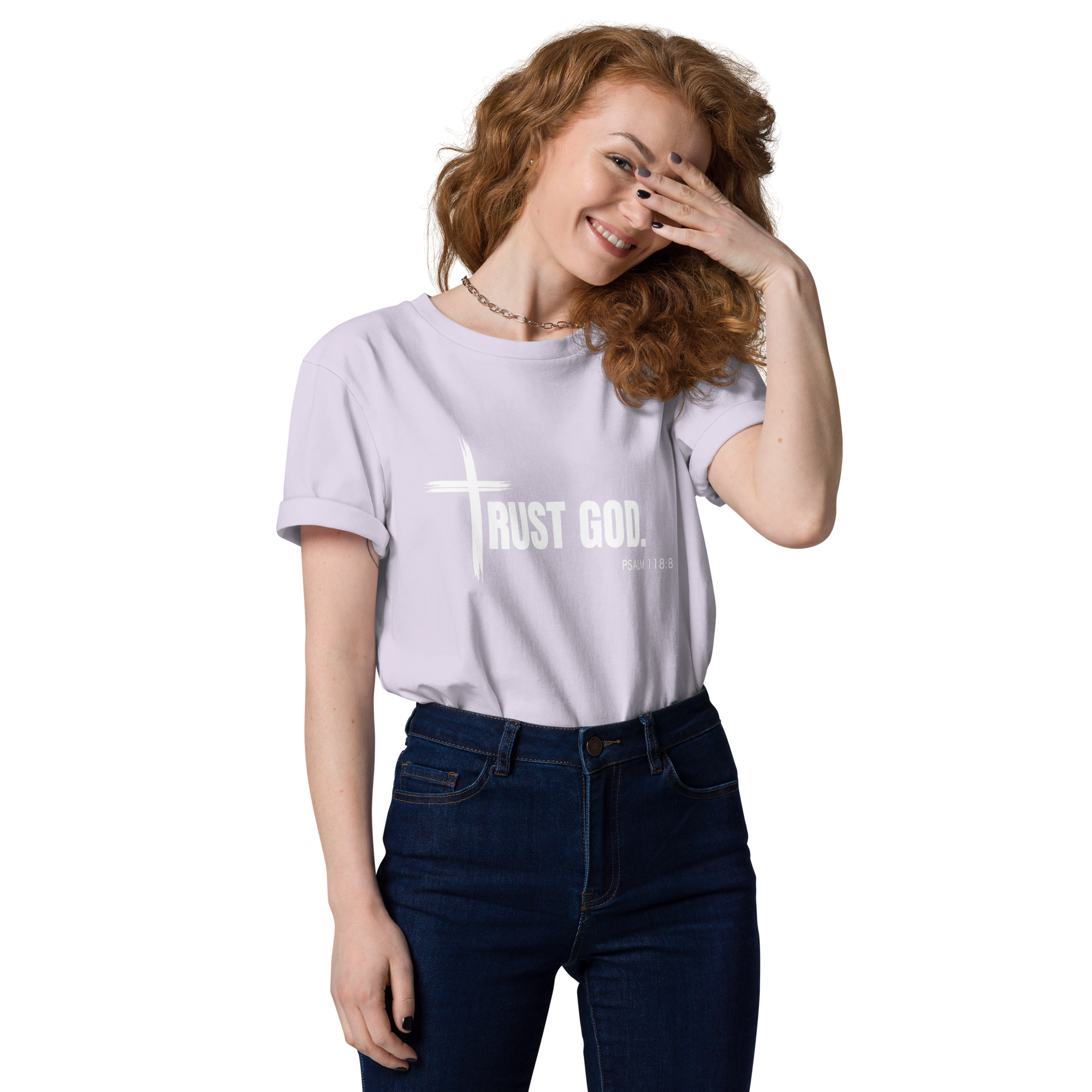 TRUST GOD Unisex organic cotton t-shirt - Image 24