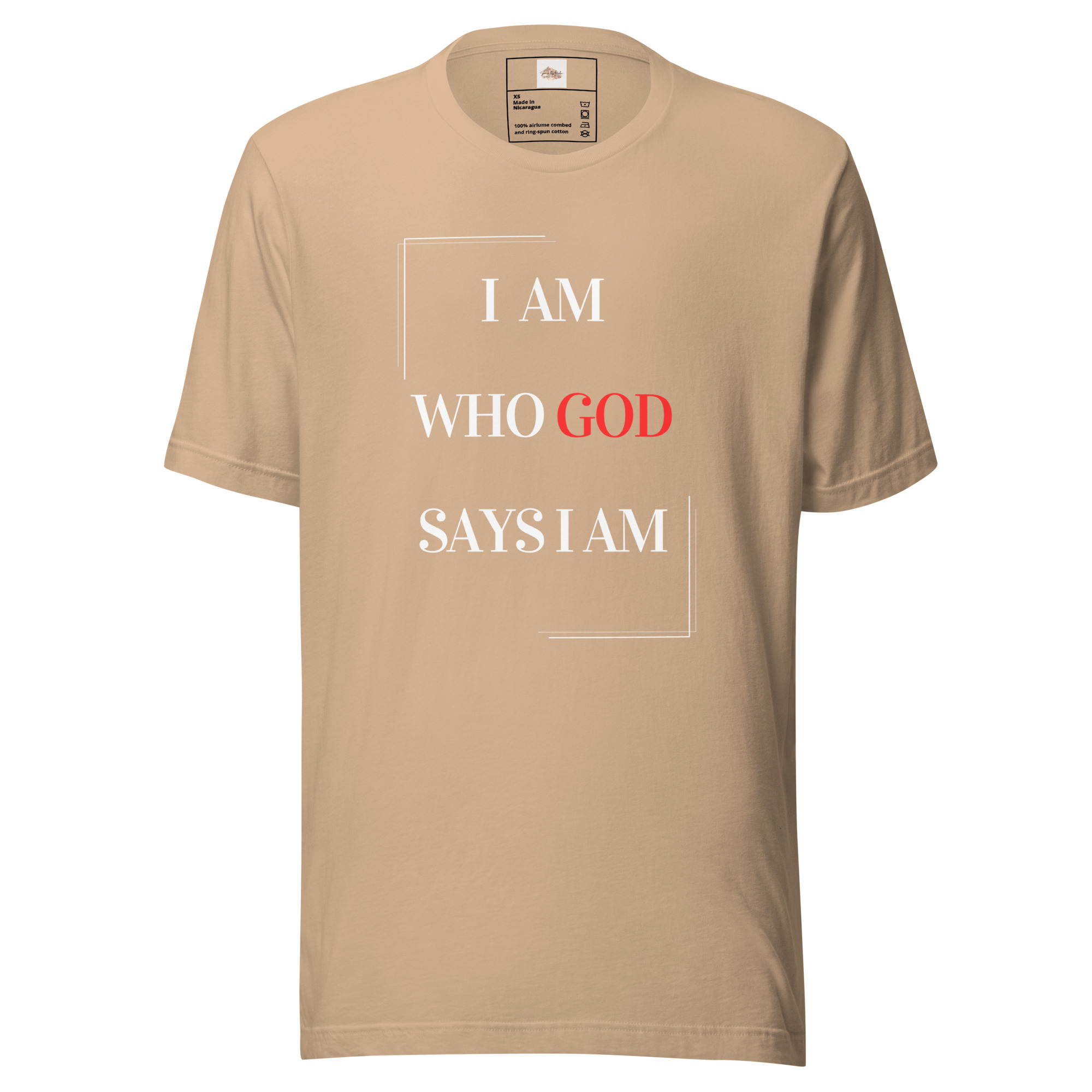 I AM WHO GOD SAYS Unisex t-shirt - Image 9
