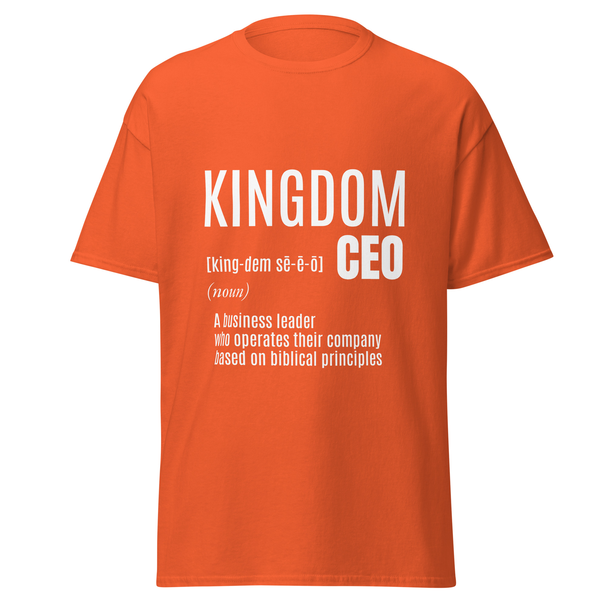 KINGDOM CEO Unisex classic tee - Image 8