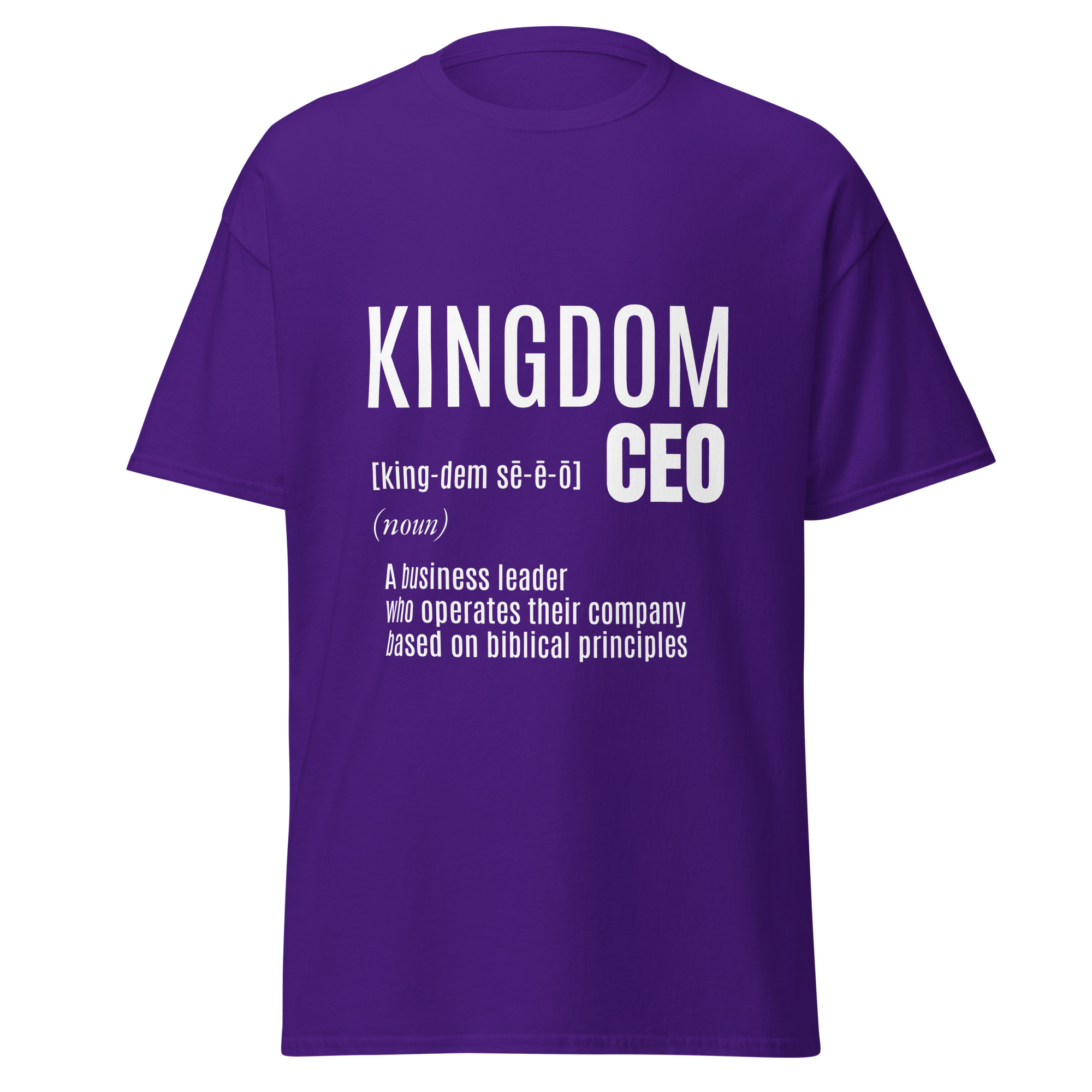 KINGDOM CEO Unisex classic tee - Image 4